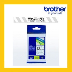 브라더 정품 라벨테이프 브라더 정품 라벨테이프 TZ/TZe-131 (12mm) 투명바탕/검은글