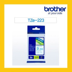 브라더 정품 라벨테이프 TZ/TZe-223(9mm) 흰바탕/파랑글